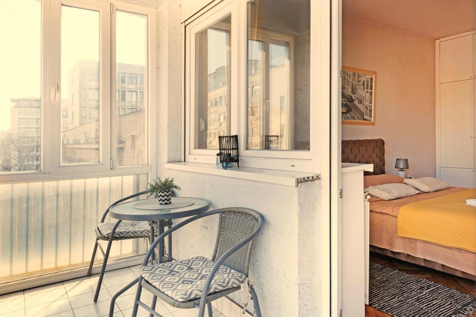 Windows City Apartment Belgrado Exterior foto